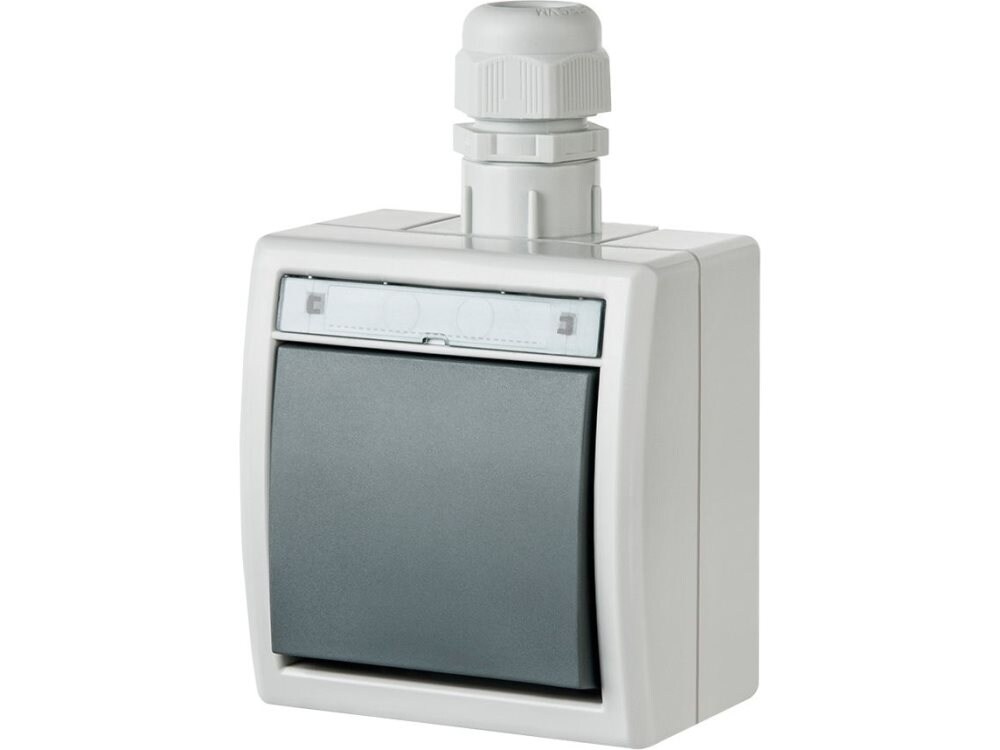 Aquant intrerupator cap scara PT IP65 gri