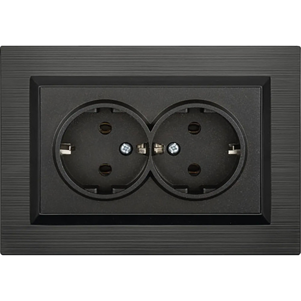 Priza OVIVO OV00846, incastrat, interior, 16A, IP20, negru