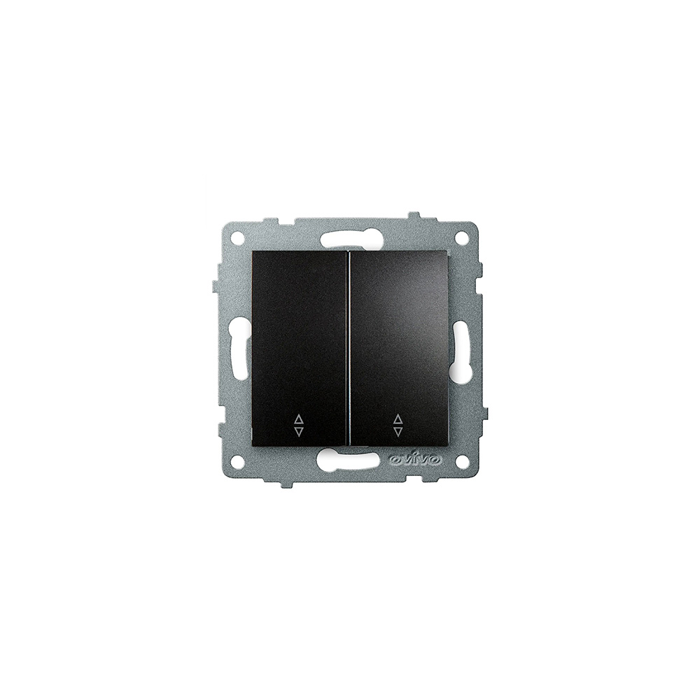 Comutator Cap Scara ST Quantum Negru Mecanism