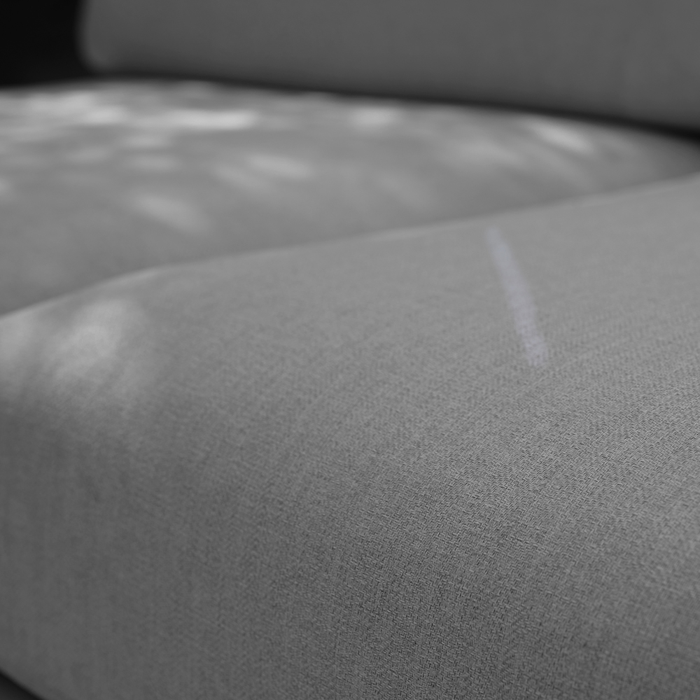 Set mobilier gradina GoodHome Tahuata, aluminiu si textil, 2 mese + 2 scaune + canapea, 5 piese, gri