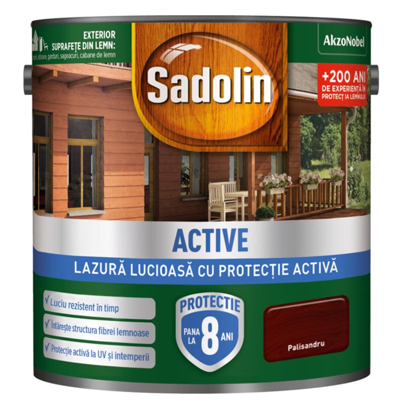Lazura lucioasa SADOLIN, 5L, palisandru