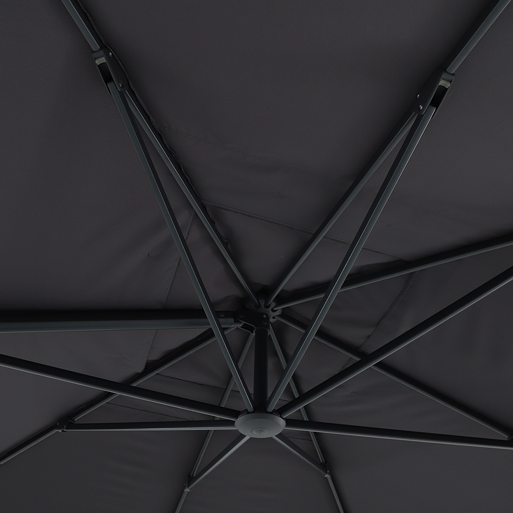 Umbrela de exterior GOODHOME Corby, 3 x 4m, negru
