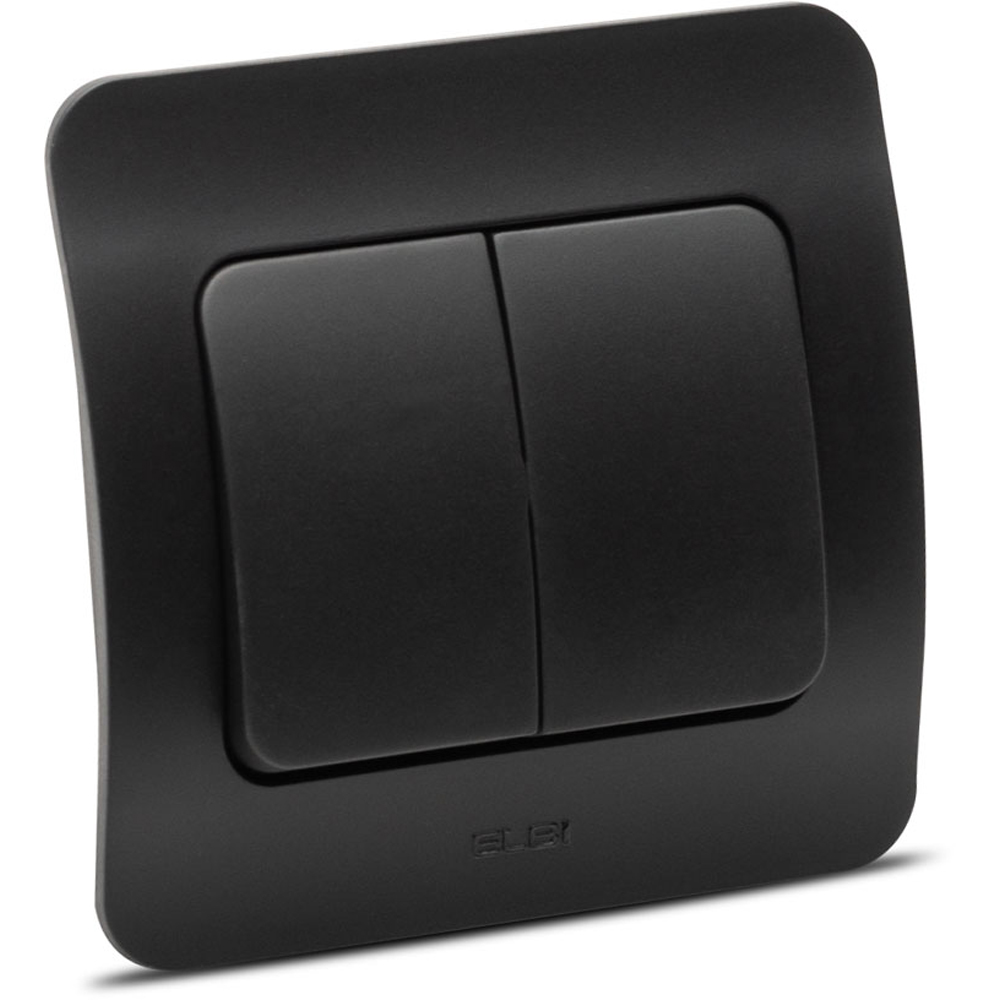 Intrerupator cap-scara ELBI, 1 modul, IP20, negru