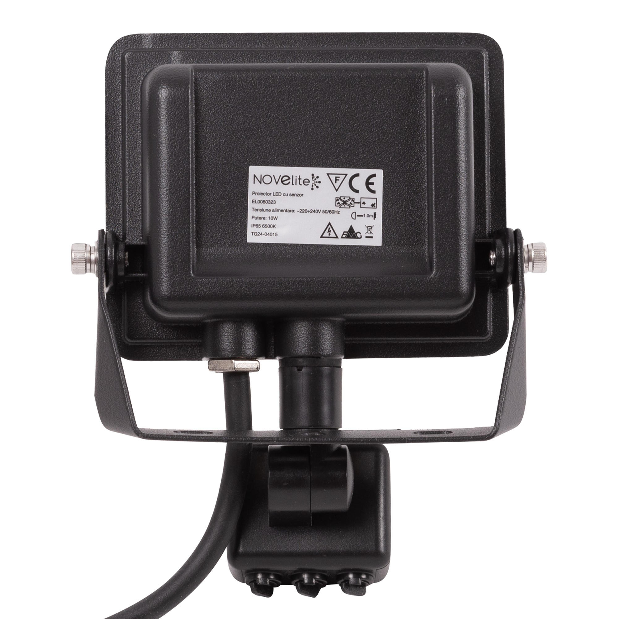 Proiector LED NOVELITE, 10W, 900lm, 6500K, IP65, negru