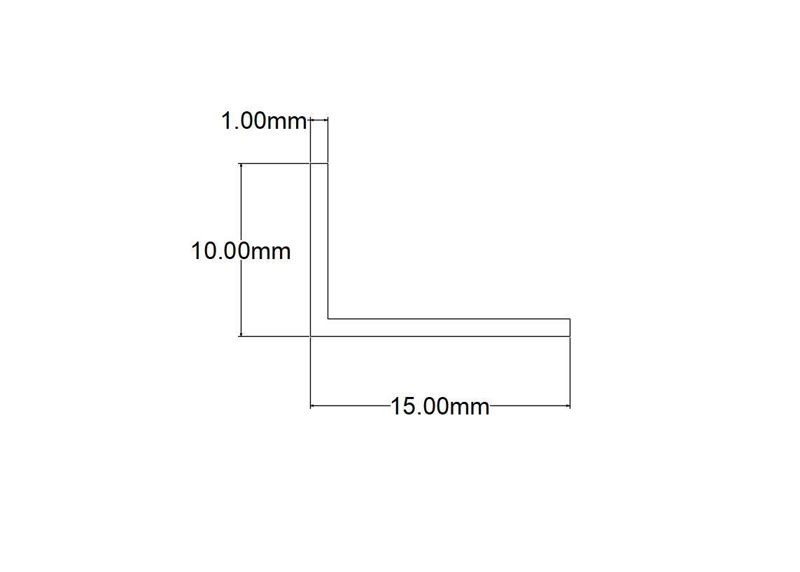 CORNIER ALU BRUT 15X10X1MM 1M