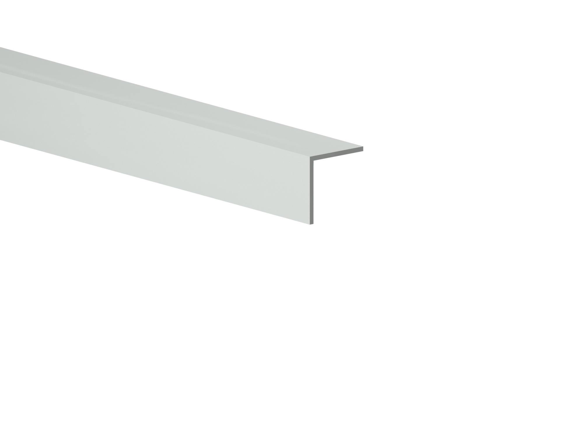 CORNIER PVC ALB 10X10MM 1M