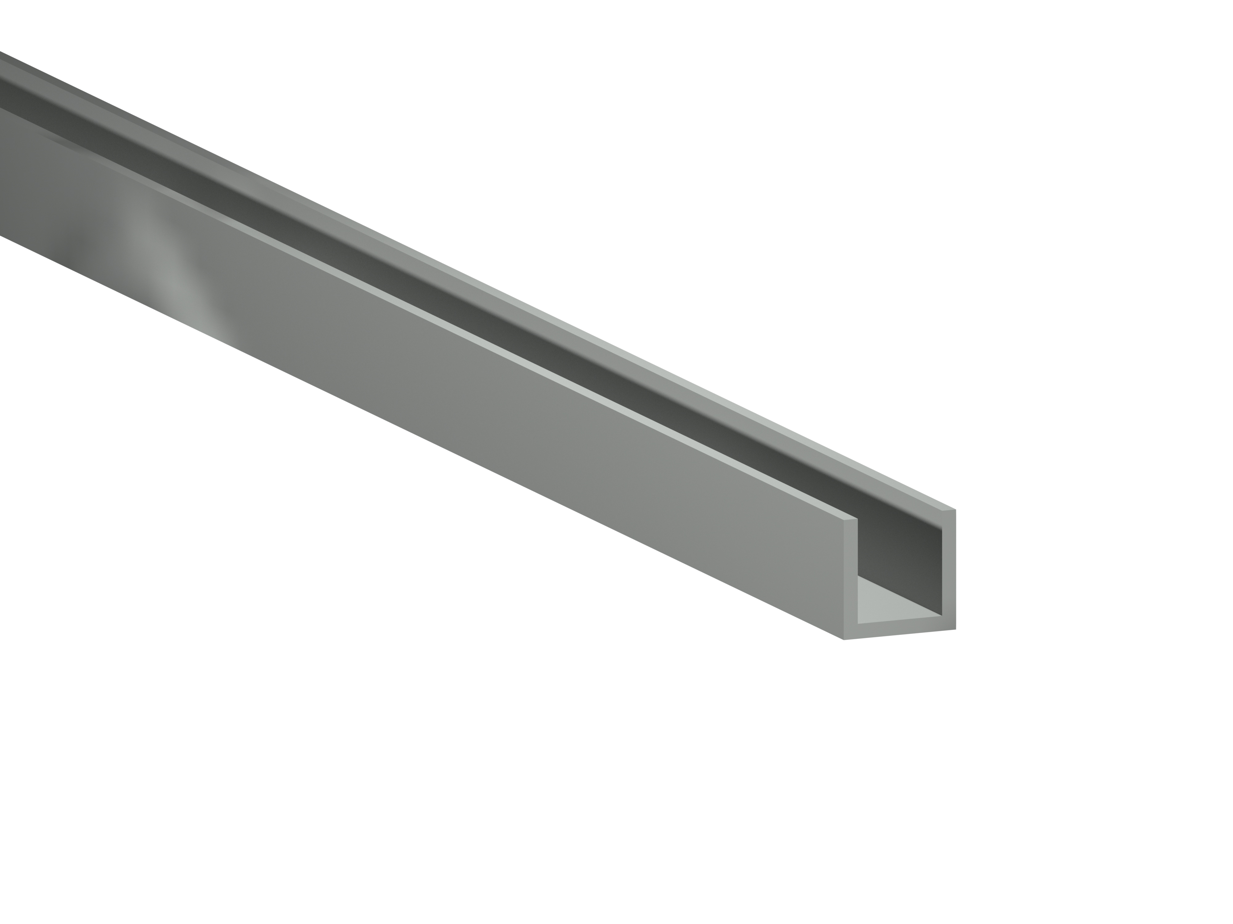 PROFIL U ALU ENOXAT 8X8MM 1M