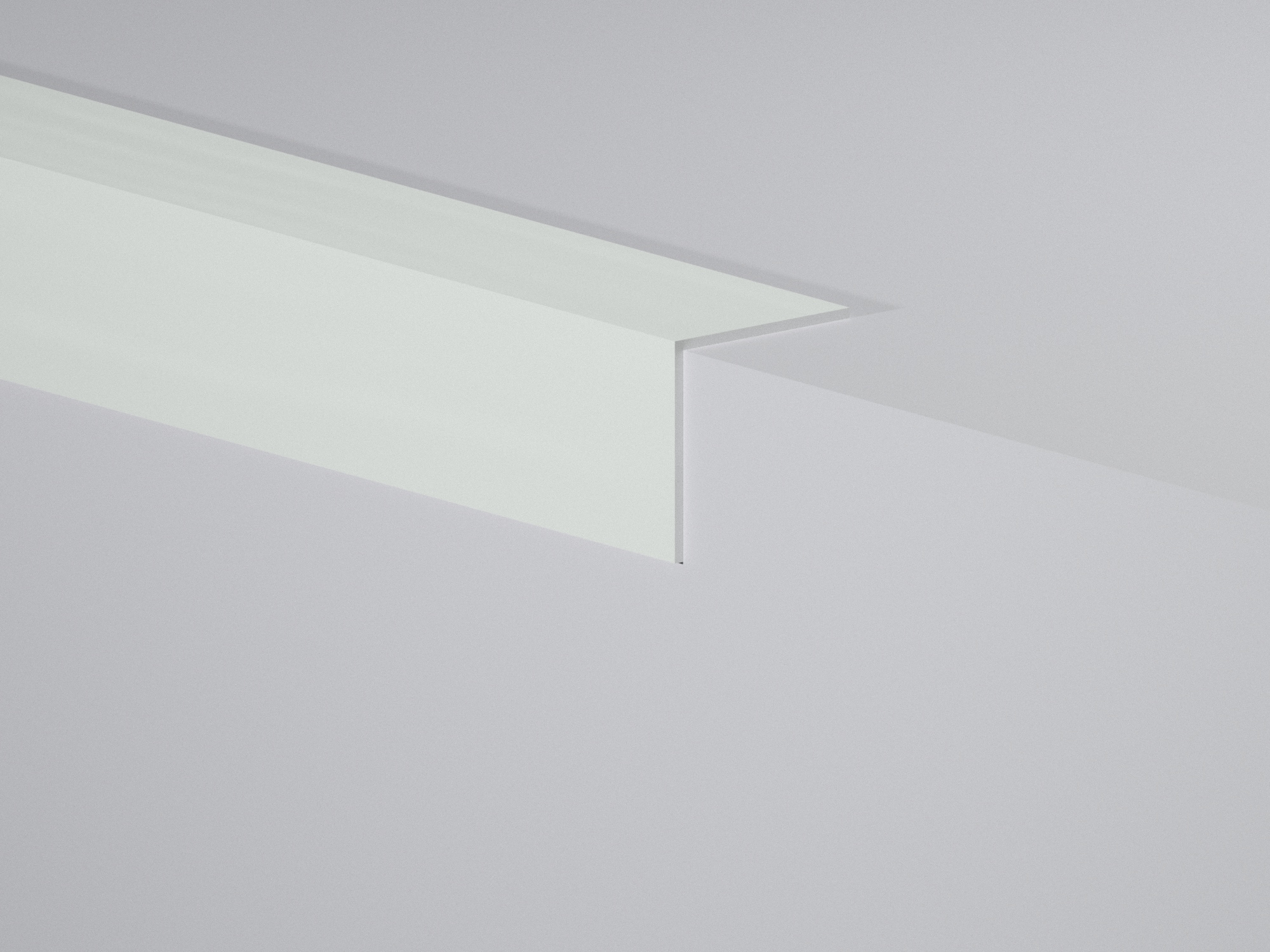 CORNIER PVC ALB 15X15MM 2.50M