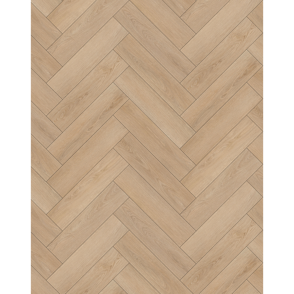 Parchet mineral compozit Prado Heringbone, SPC, AC4, maro deschis, 5 mm, 1.8 m2/cutie
