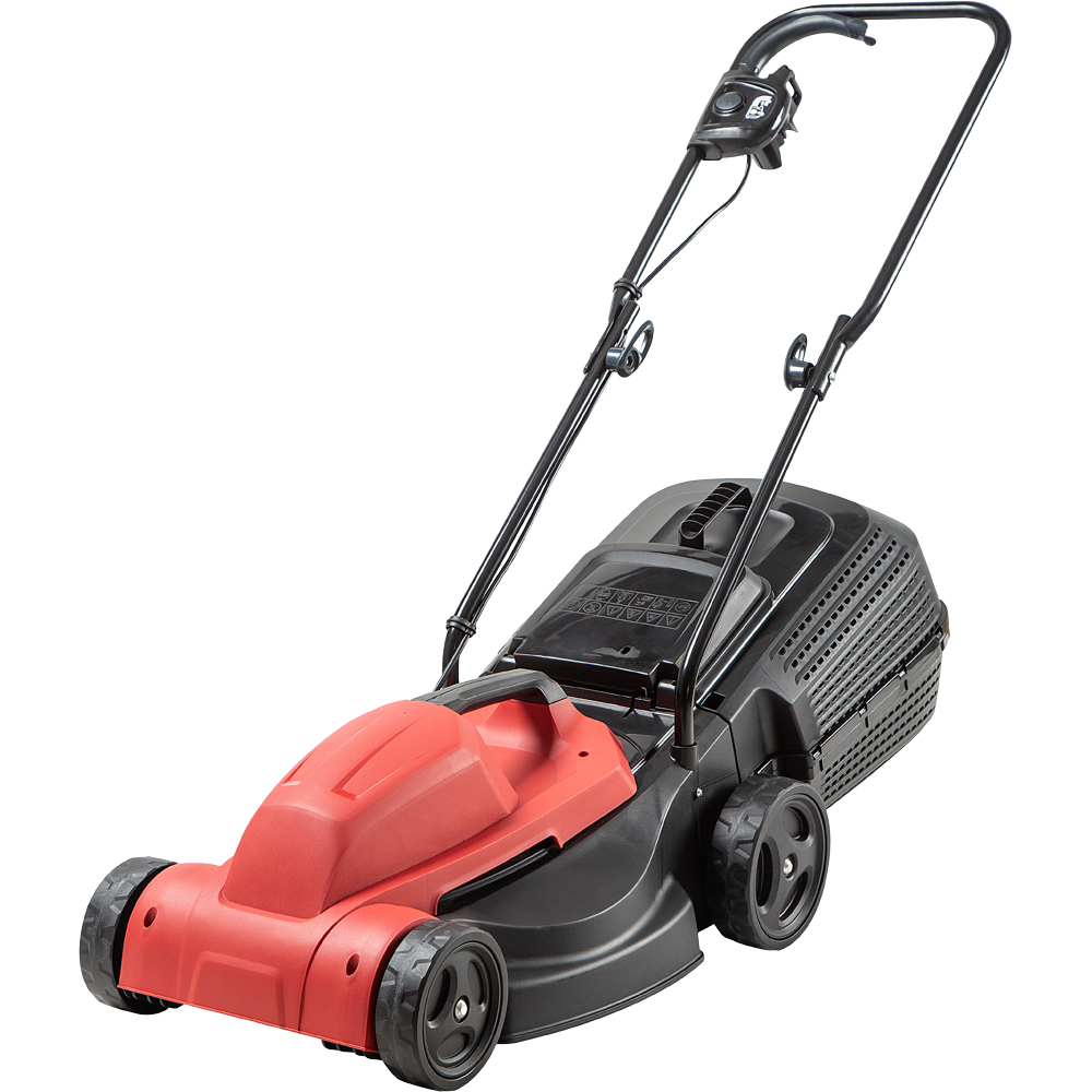 Masina de tuns iarba PERFORMANCE POWER, Electrica, 1500W, latime taiere 36 cm, cos 40L, negru-rosu