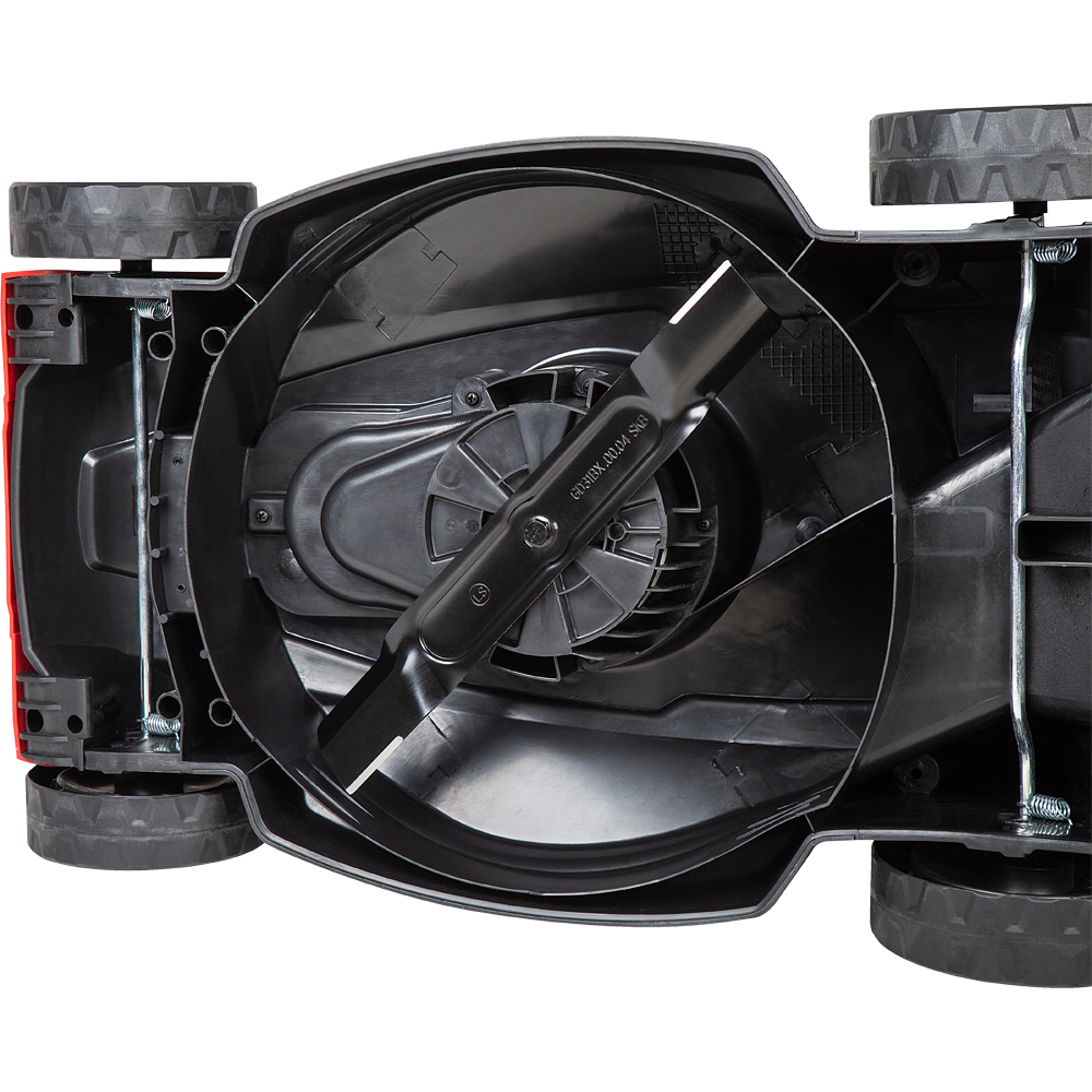Masina de tuns iarba PERFORMANCE POWER, Electrica, 1500W, latime taiere 36 cm, cos 40L, negru-rosu