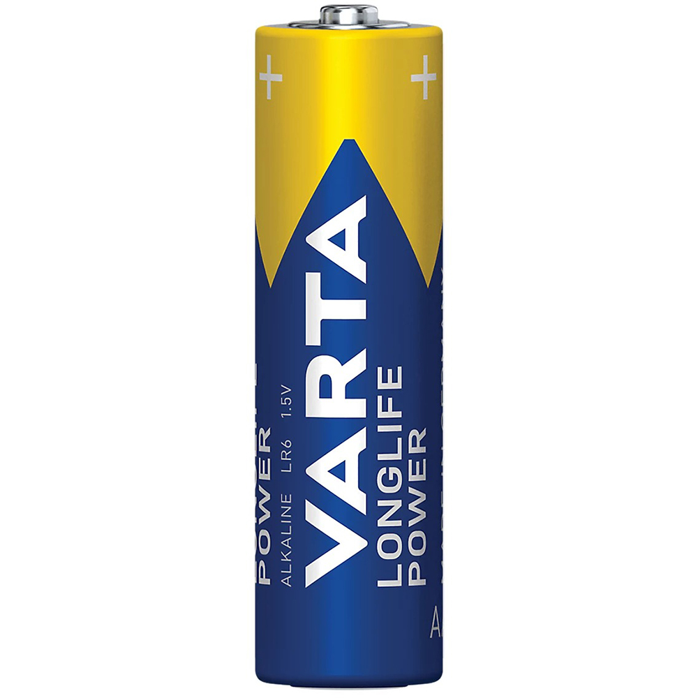 Baterii alcaline VARTA Longlife Power AA, 12 bucati