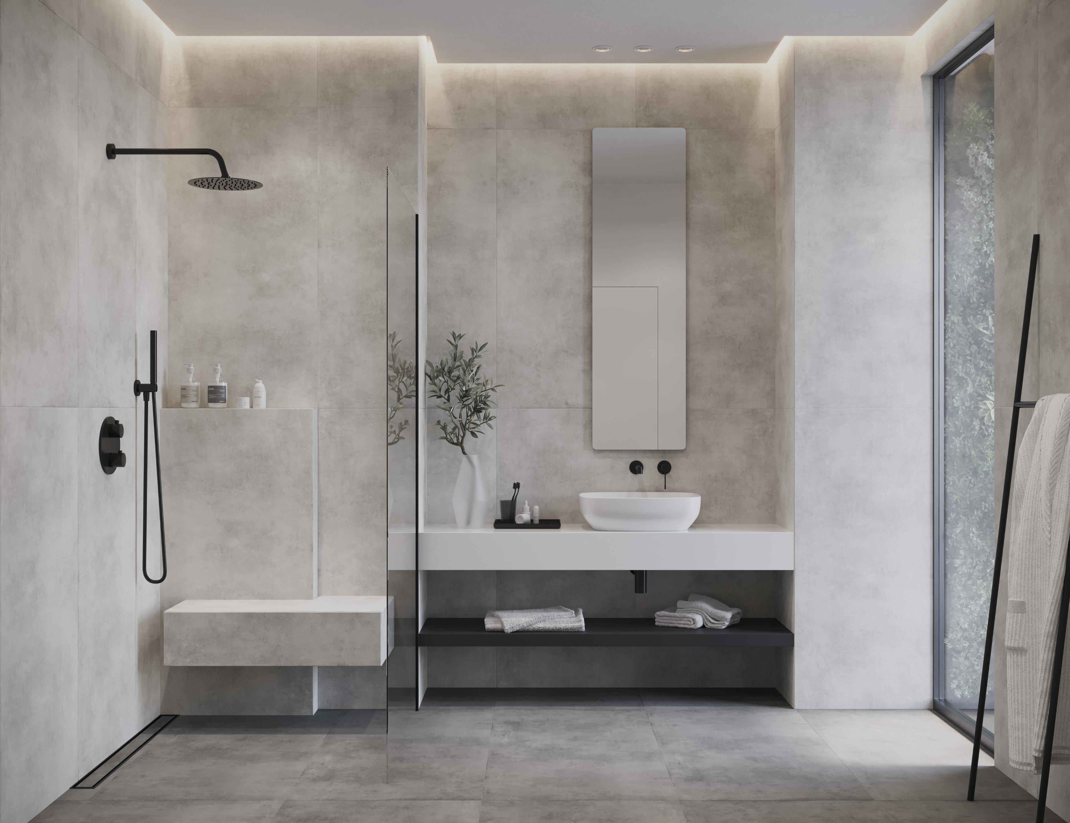 Gresie interior/exterior Cersanit Eco Fantastic, 120 x 60 cm, 1.43 mp/cutie, crem