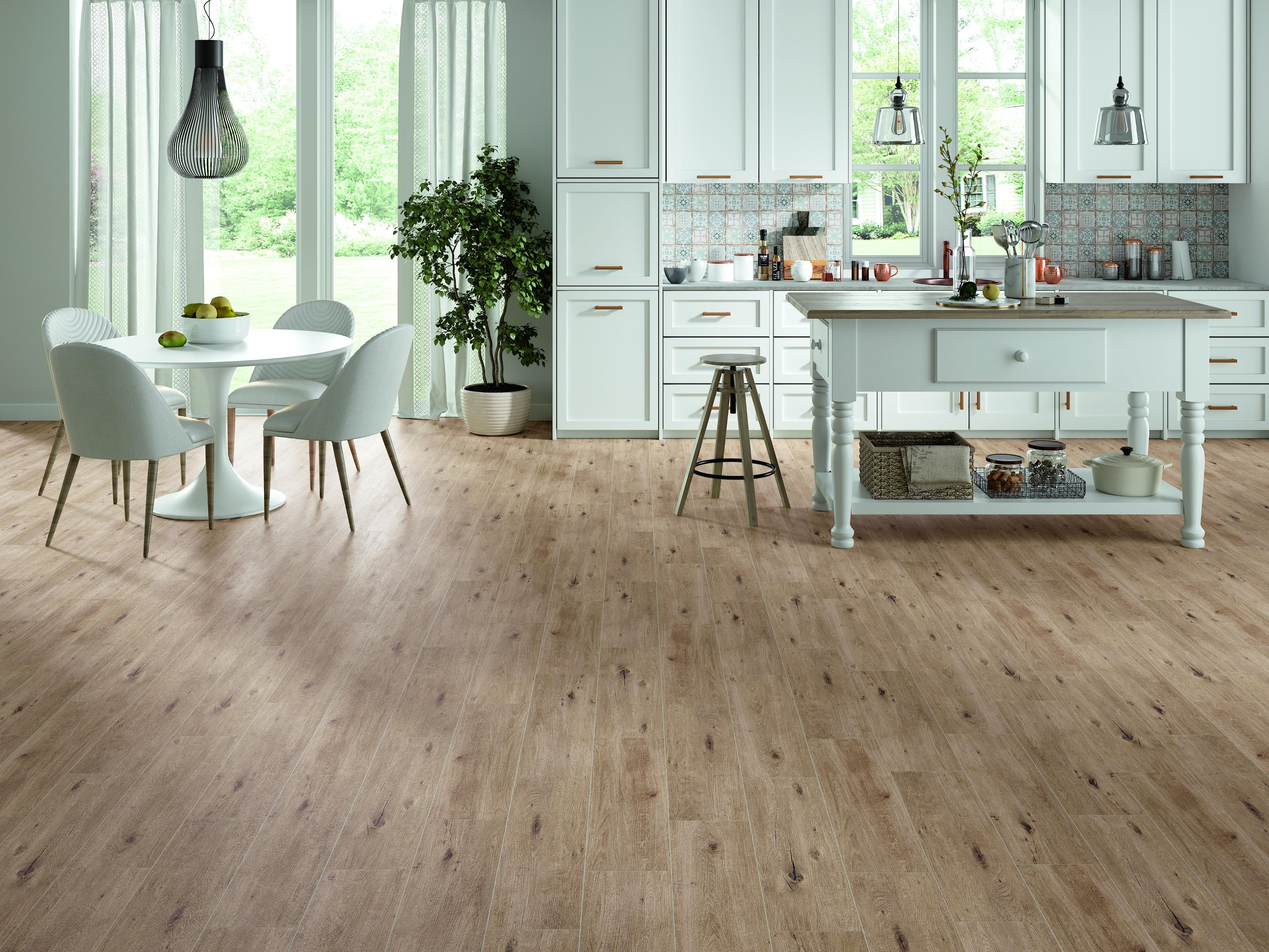 Gresie interior/exterior Cersanit Forwood, 60 x 18.5 cm, 1 mp/cutie, maro deschis