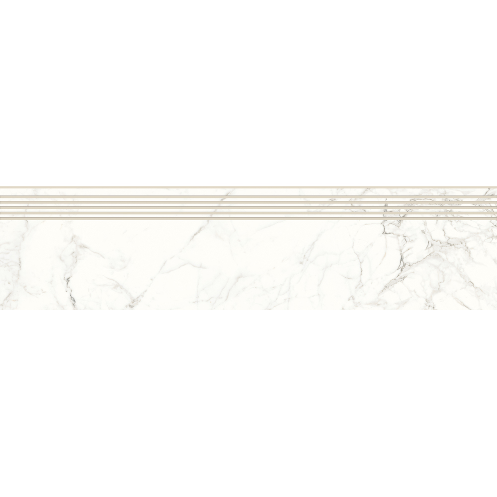 Gresie exterior/interior Cersanit Calacatta Mild Stone, 29.8 x 119.8 cm, 0.71 mp/cutie, alb