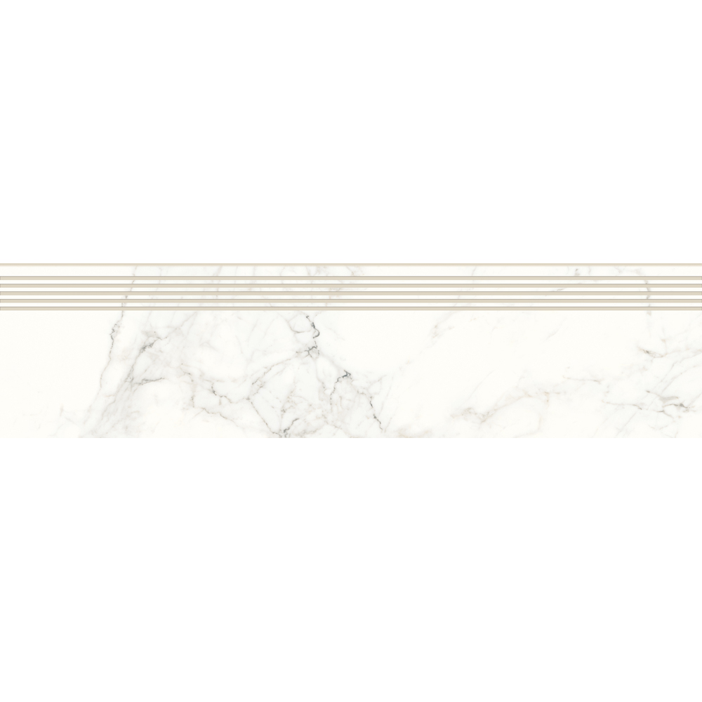 Gresie exterior/interior Cersanit Calacatta Mild Stone, 29.8 x 119.8 cm, 0.71 mp/cutie, alb