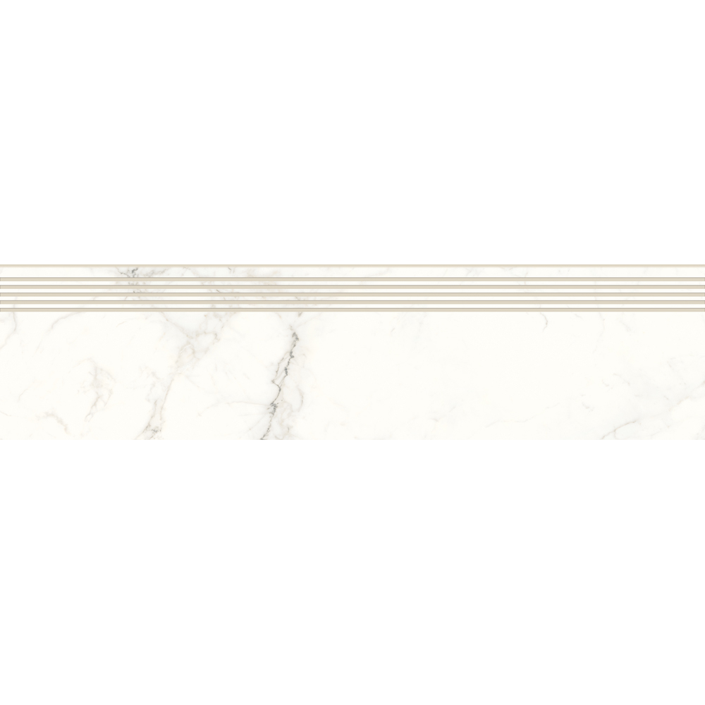 Gresie exterior/interior Cersanit Calacatta Mild Stone, 29.8 x 119.8 cm, 0.71 mp/cutie, alb