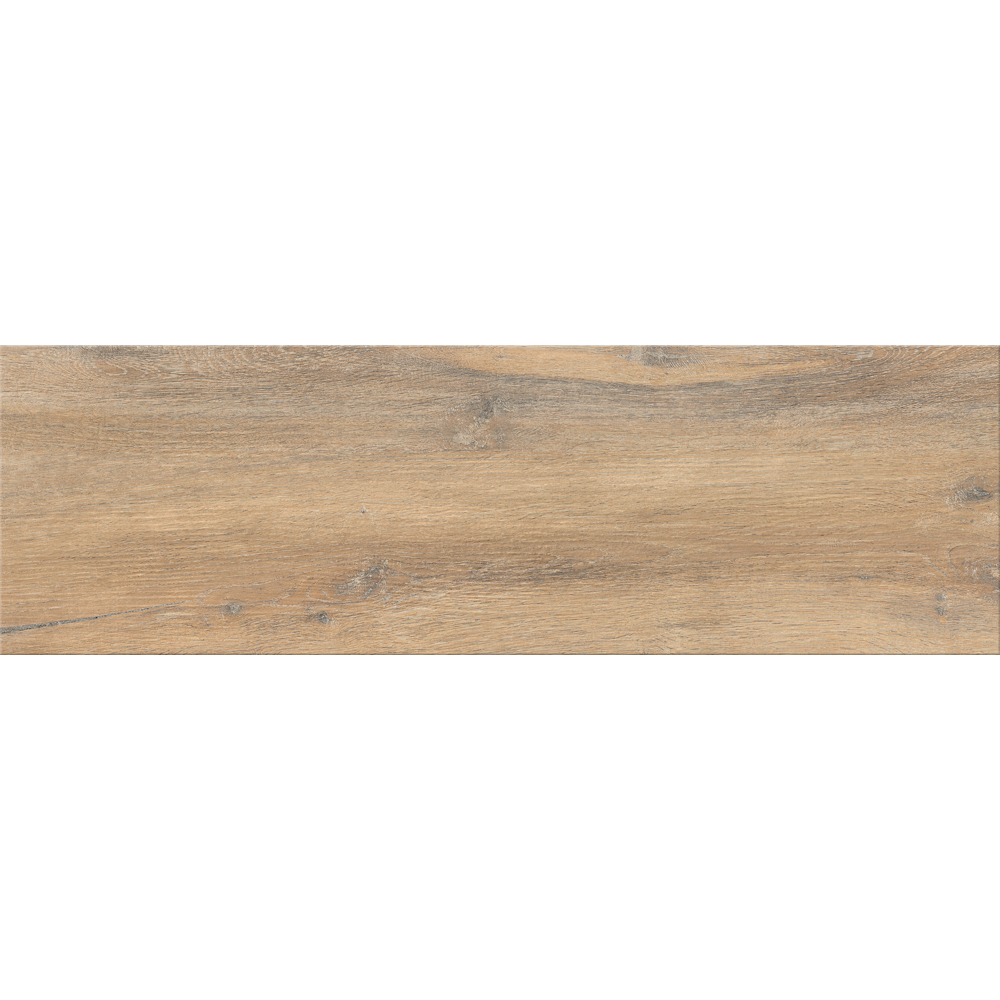 Gresie interior/exterior Cersanit Stampwood, 60 x 18.5 cm, 1 mp/cutie, maro