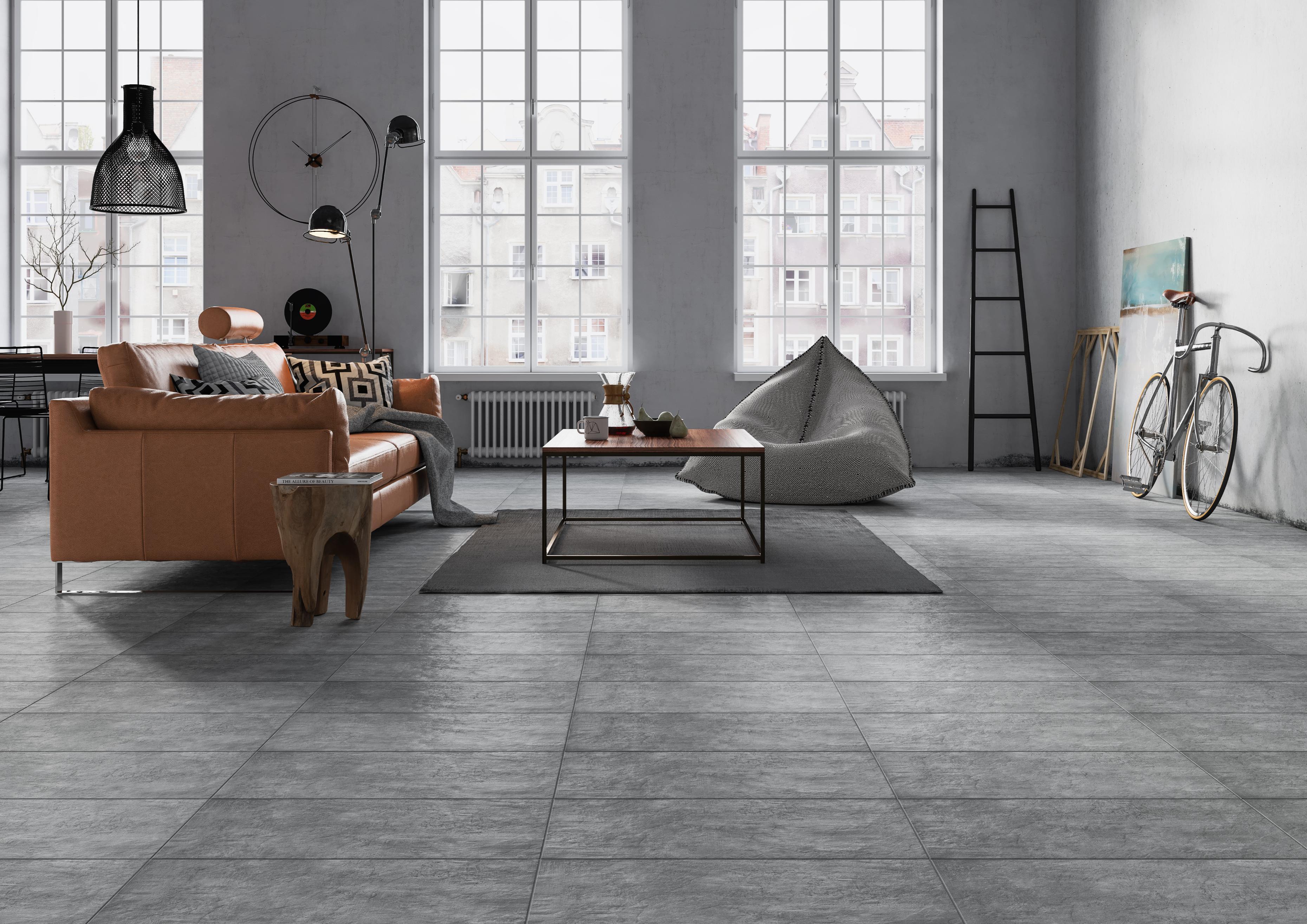 Gresie interior/exterior Cersanit Pietra, 60 x 30 cm, 1.6 mp/cutie, gri