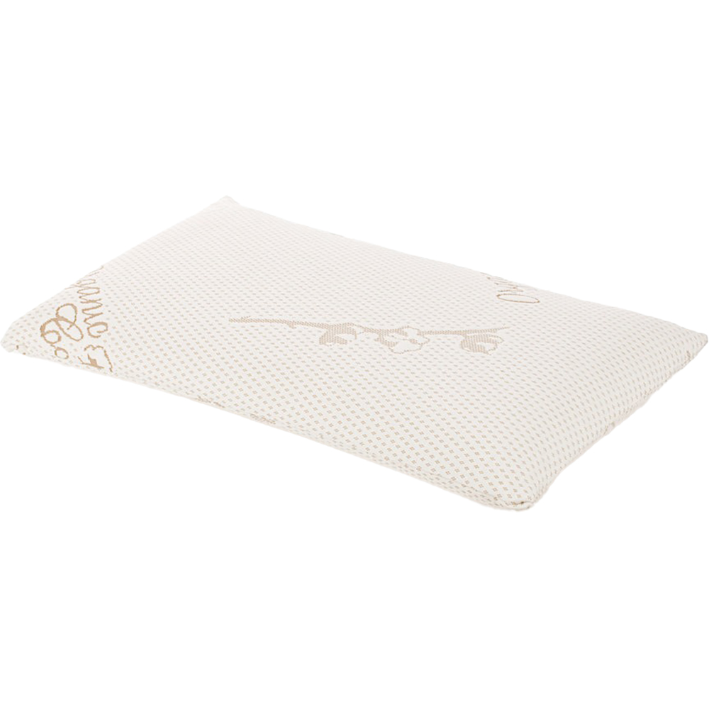 Perna Memory HOME STILL, tricot organic si spuma cu memorie, 40 x 70 cm, bej