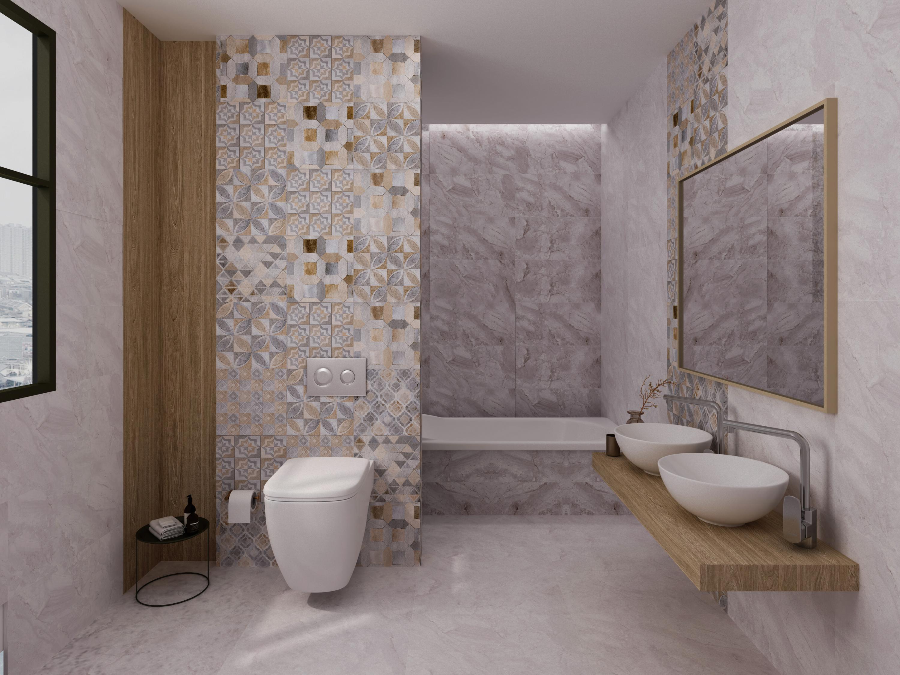 Faianta Syros, Grey Dark, 30.5x60.5 cm, 9 mm, 2mp/ cutie