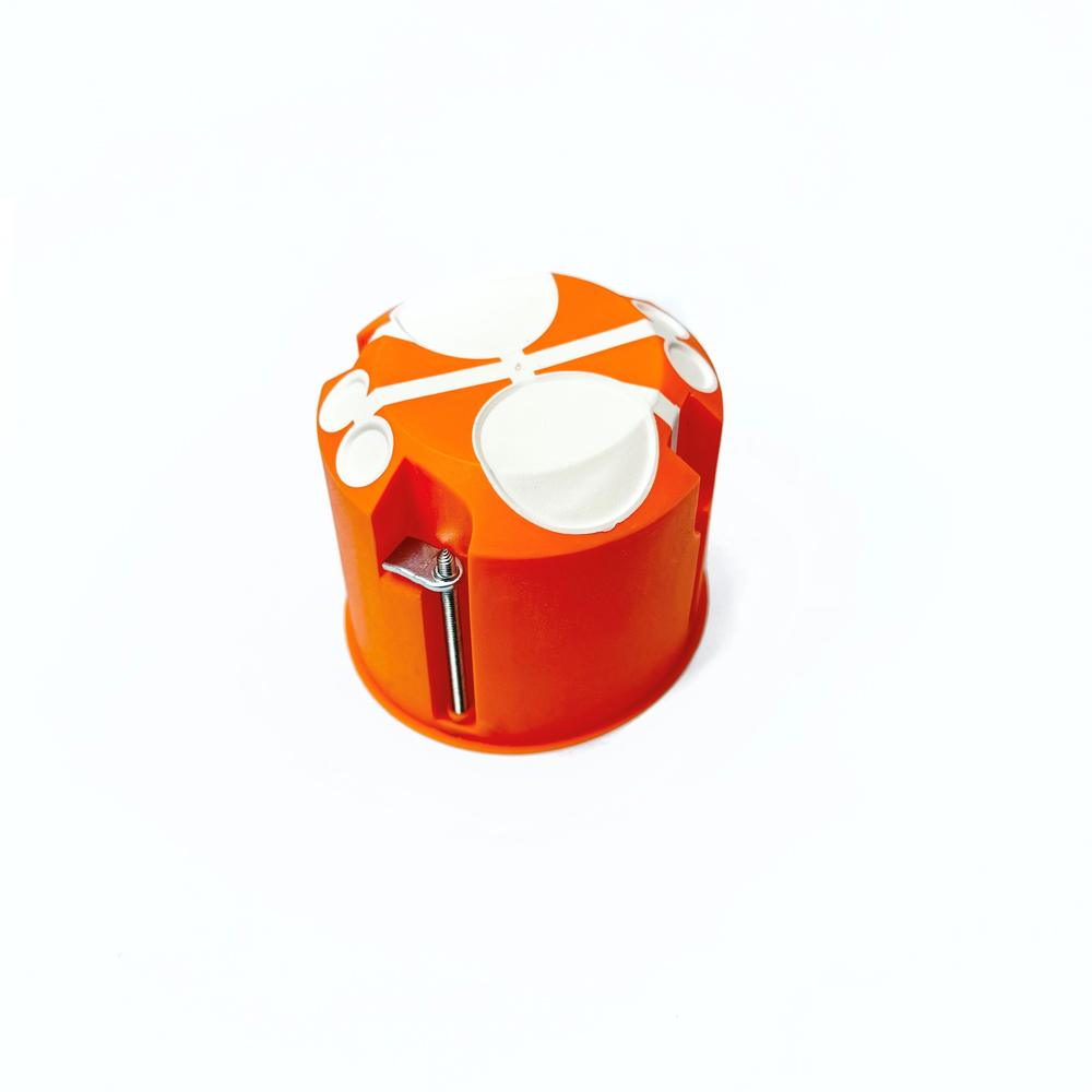 Doza BLASS ELEKTRO, rigips 61mm, IP54, portocaliu