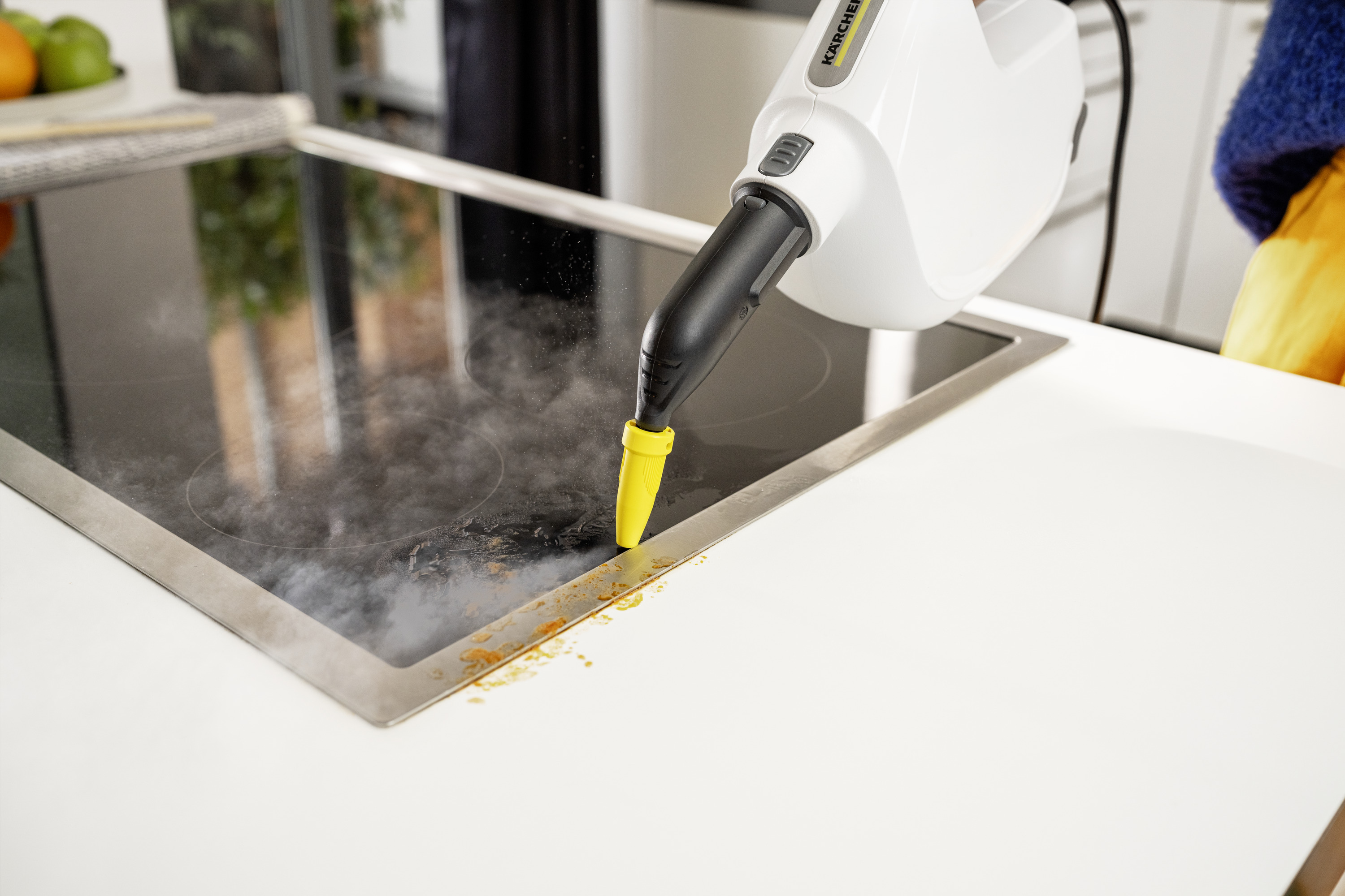 Aparat de curatat cu abur KARCHER, 0.2l, 1300W, alb