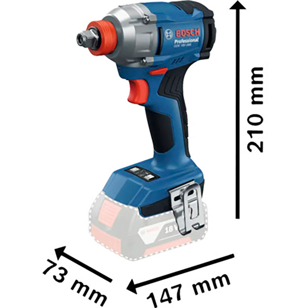 Masina de gaurit si insurubat Bosch Professional GDX 18V-285, 285Nm, 18V, 2000rpm