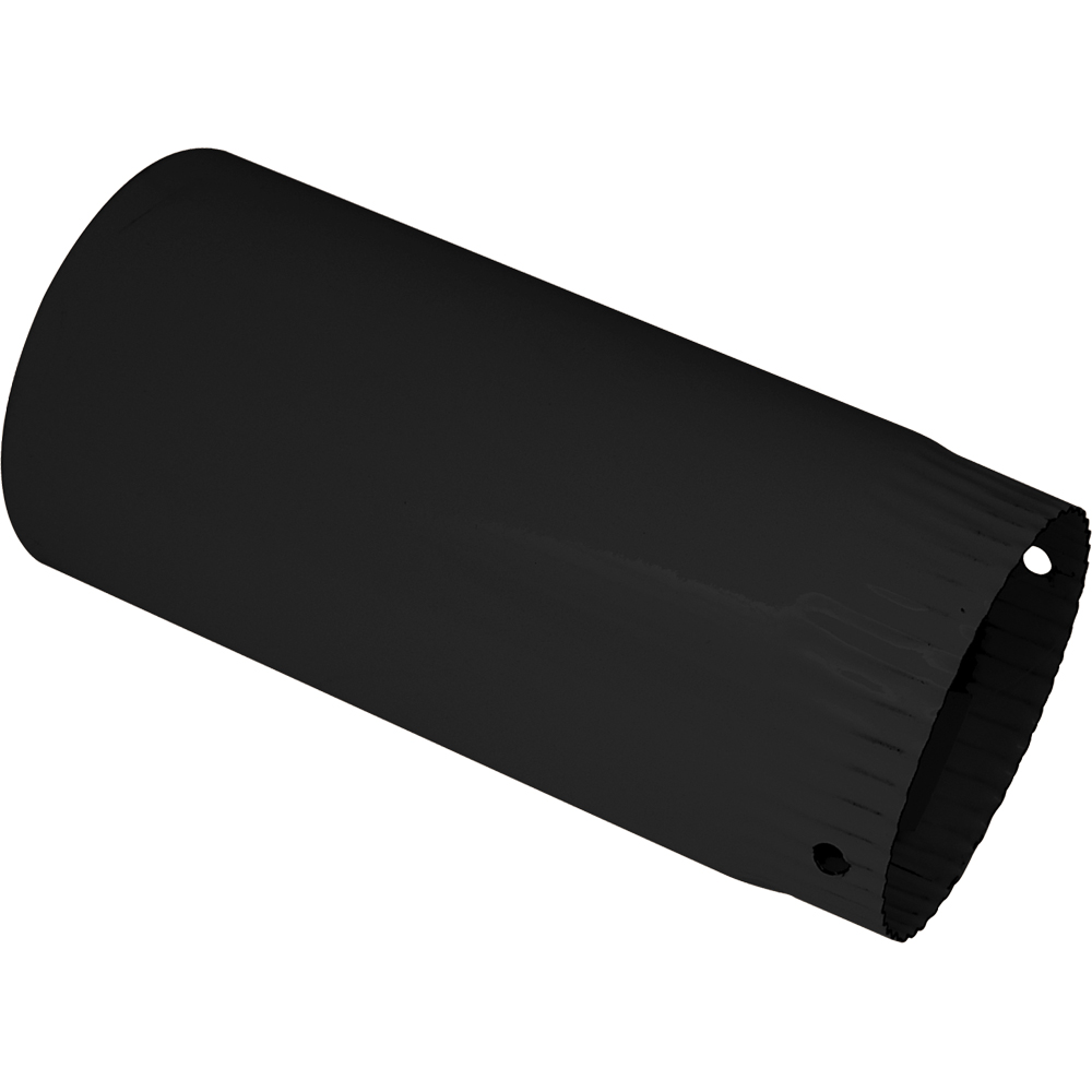 Burlan evacuare Evotools, L 90 cm, D 120 mm, 0.4 mm, negru