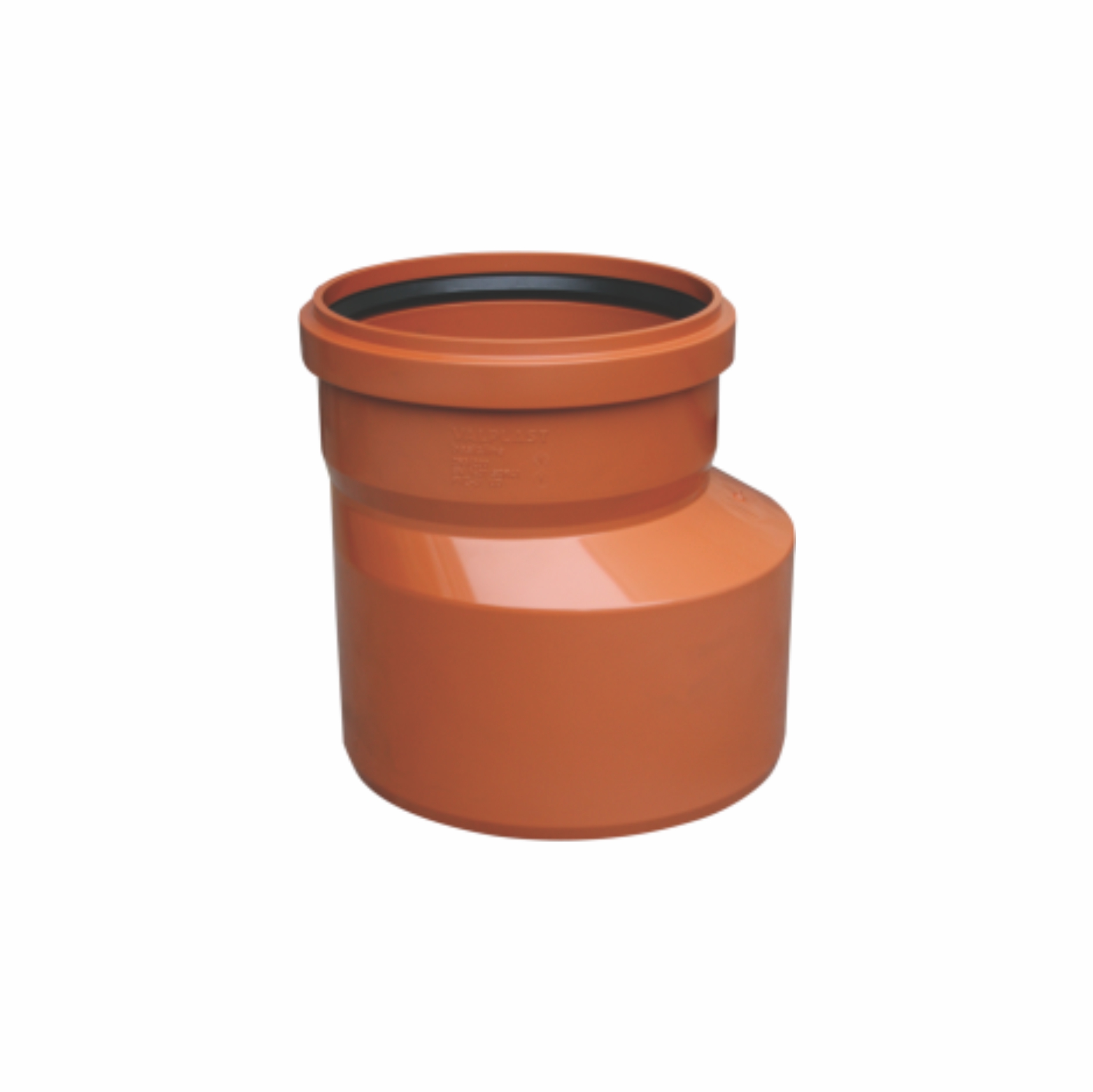 Reductie canal VALPLAST, 200 x 160 mm, PVC, portocaliu
