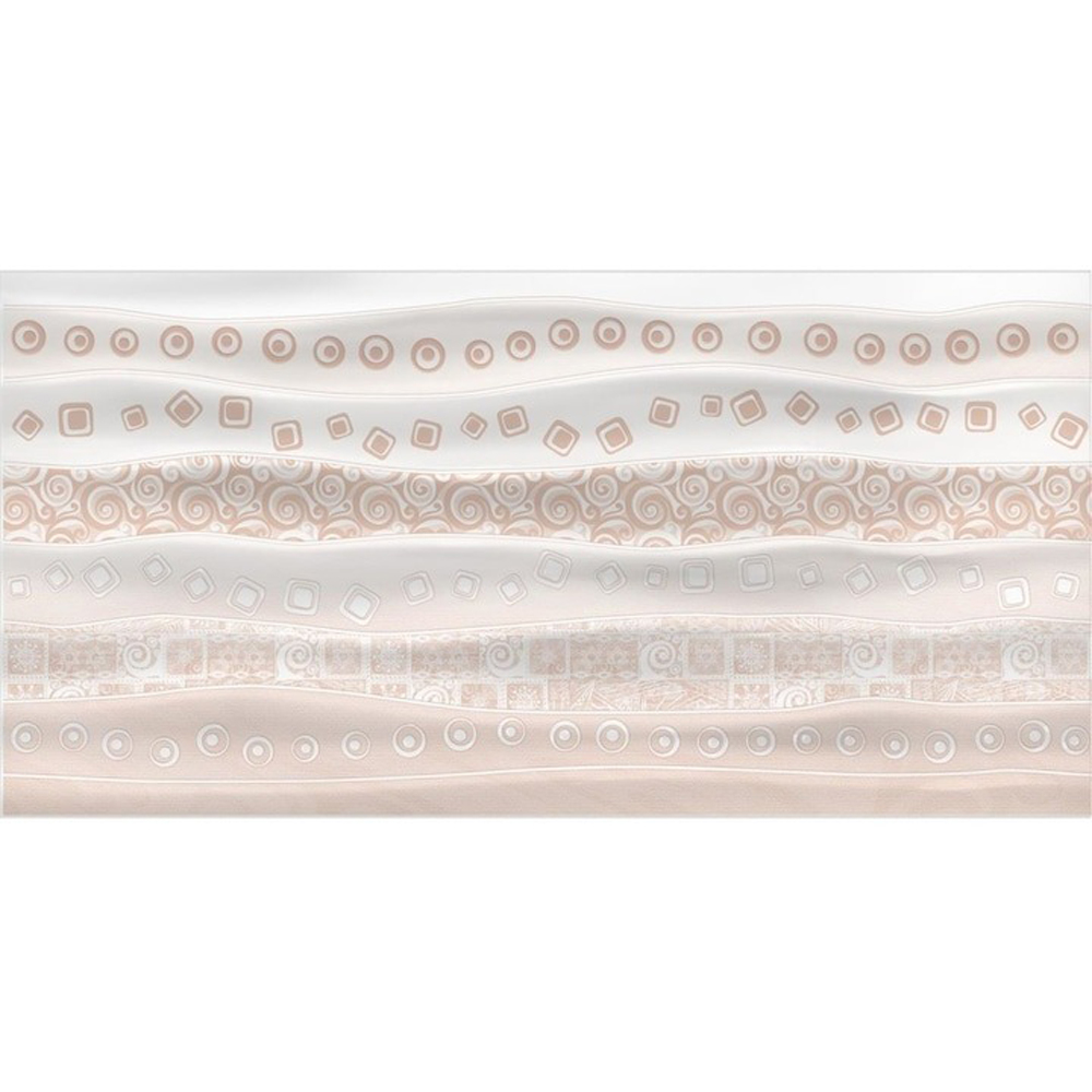 Faianta decor KAI Celine waves, bej, 30 x 60 cm, 9 mm, 1.62 mp/cutie
