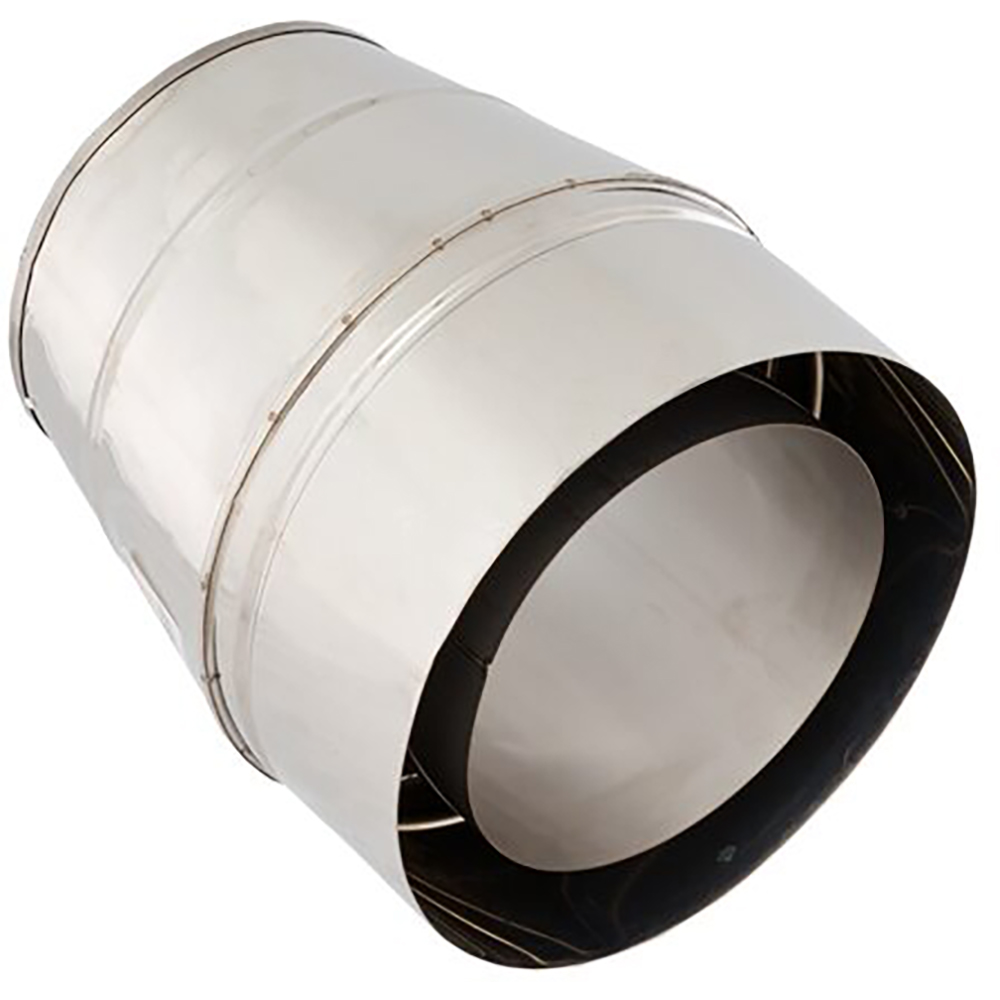 Terminatie conica cos de fum dublu perete VULCANO, diametru 160-220 mm, inox