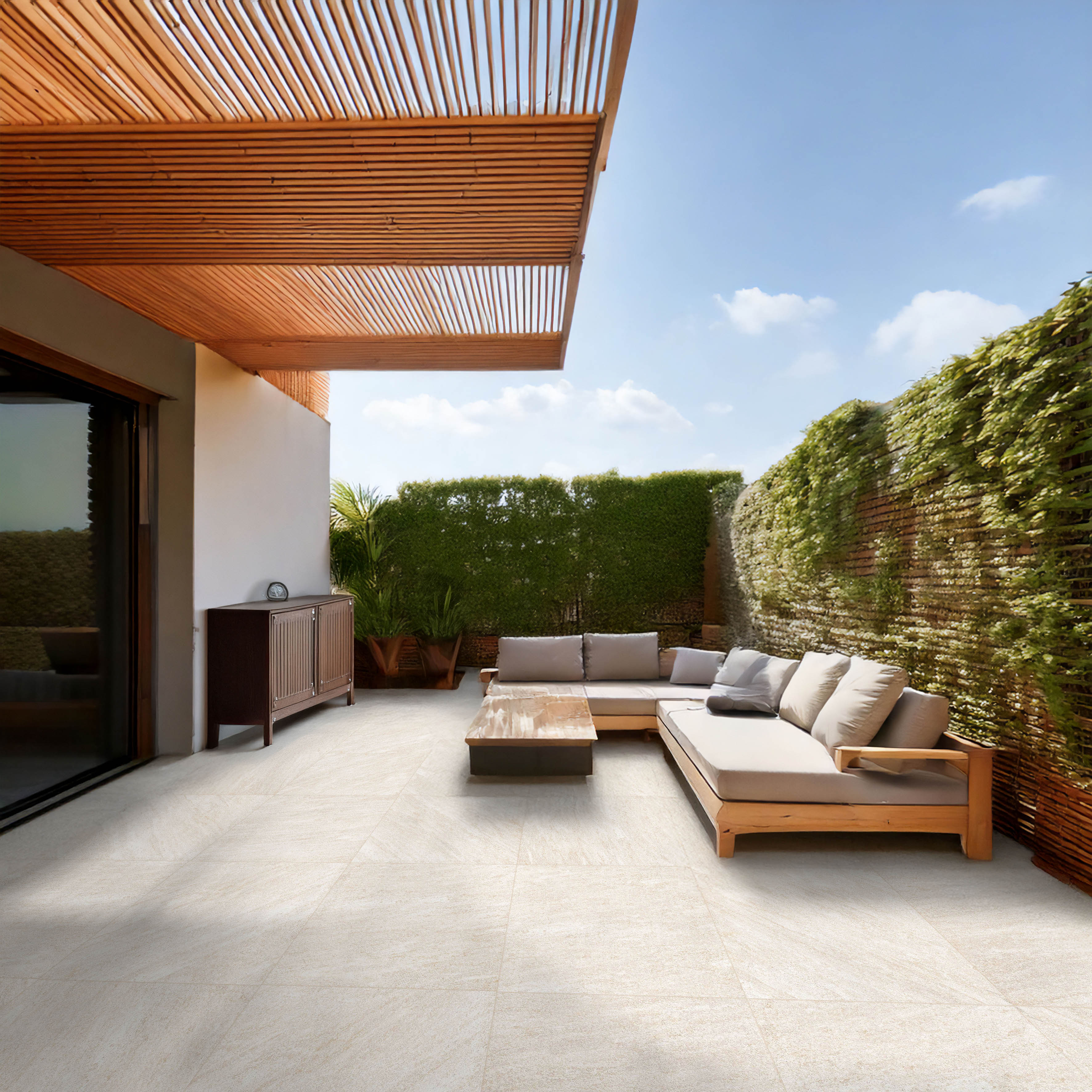 Gresie interior/exterior Forum, bej, portelanata, 60 x 60 cm, 1.84 mp/cutie, PEI 4