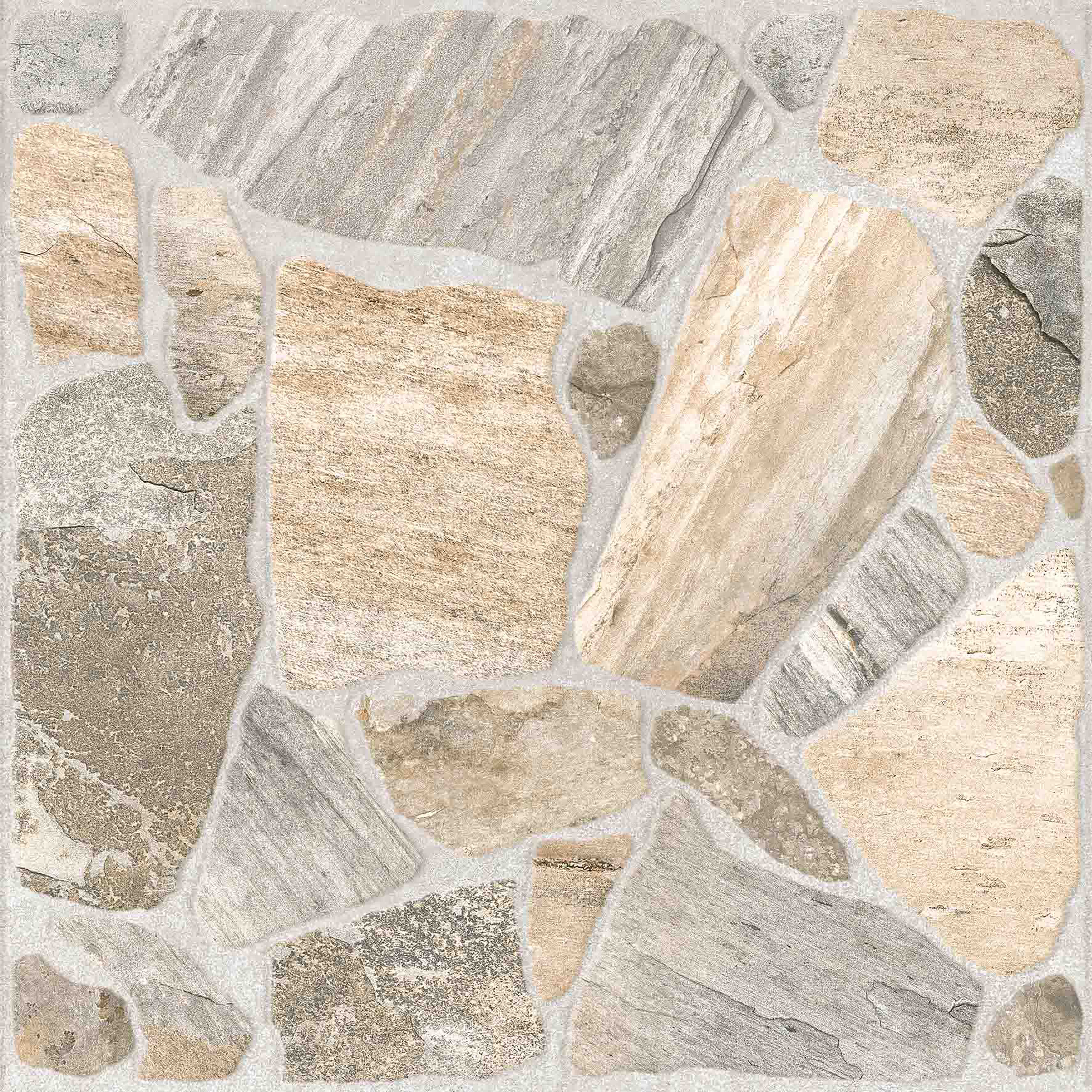Gresie interior/exterior Pietra, gri, portelanata, 45 x 45 cm, 1.25 mp/cutie, PEI 3