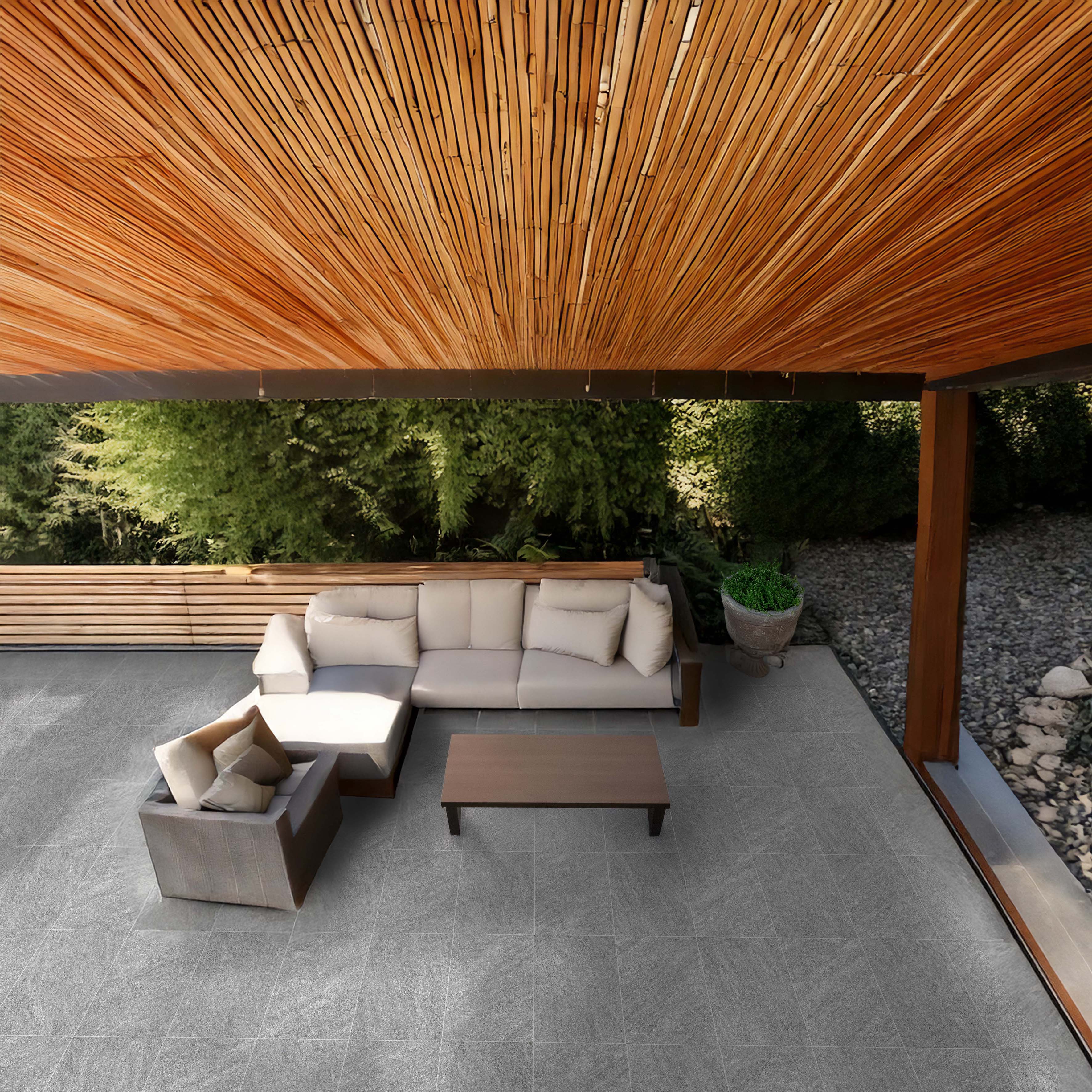 Gresie interior/exterior Forum, gri, 30 x 60 cm, 8 mm, 1.84 m2/cutie, PEI 4