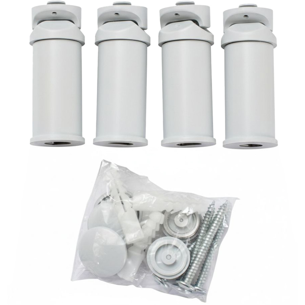 Set prindere radiator PP drept, otel, alb