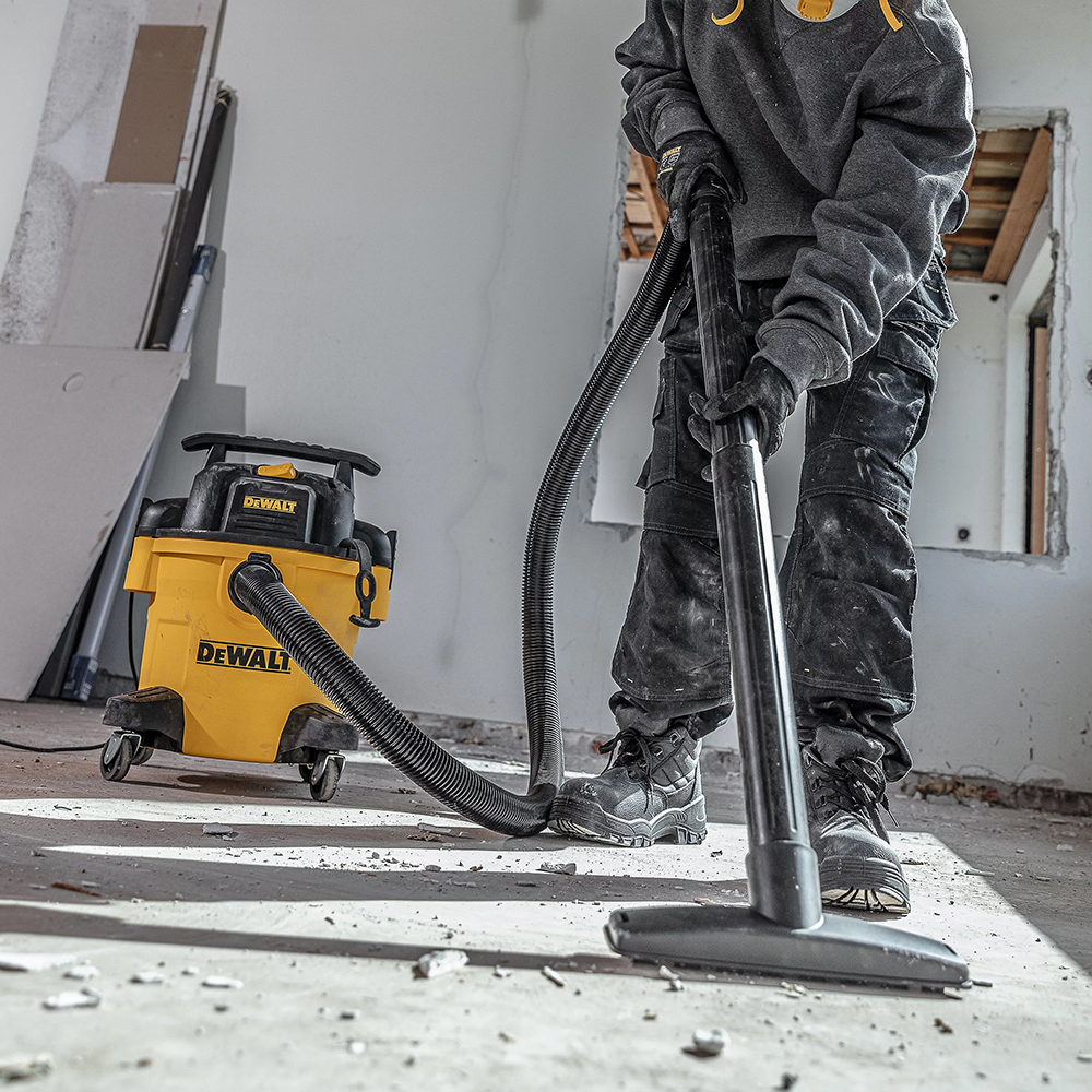Aspirator umed/uscat DEWALT DXV20PC, 20l, 1050W, functie suflare, galben-negru