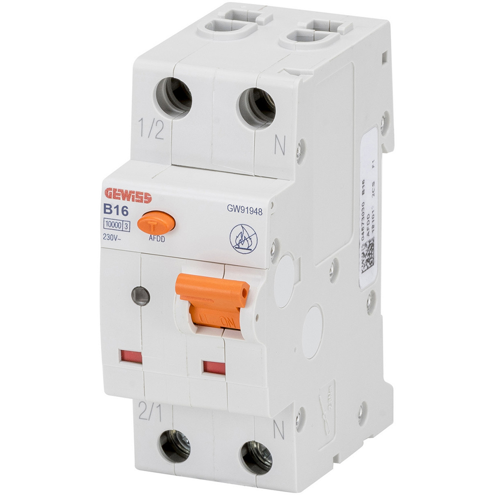 Siguranta automata GEWISS GW91909, 1P+N, 20A, curba B, IP20, gri