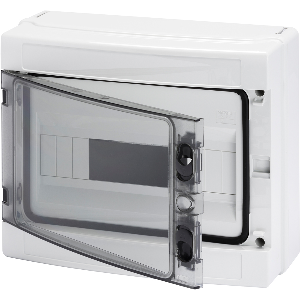Cofret aparent GEWISS GW40103, 12 module, IP65, alb