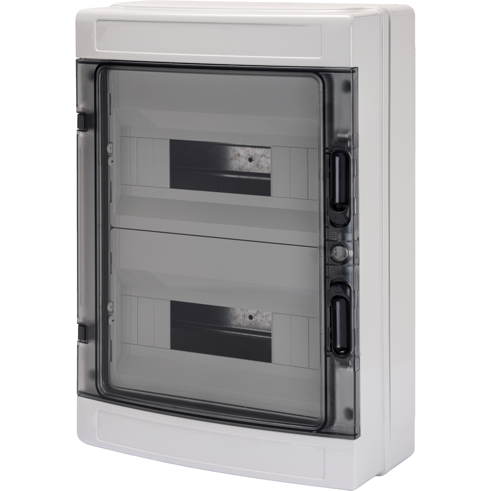 Cofret aparent GEWISS GW40104, 24 module, IP65, alb
