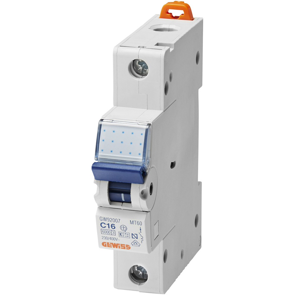 Siguranta automata GEWISS GW92306, modulara, 10A, curba B, IP20, gri