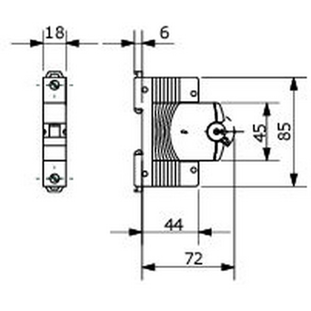 Siguranta automata GEWISS GW92105, modulara, IP20, gri