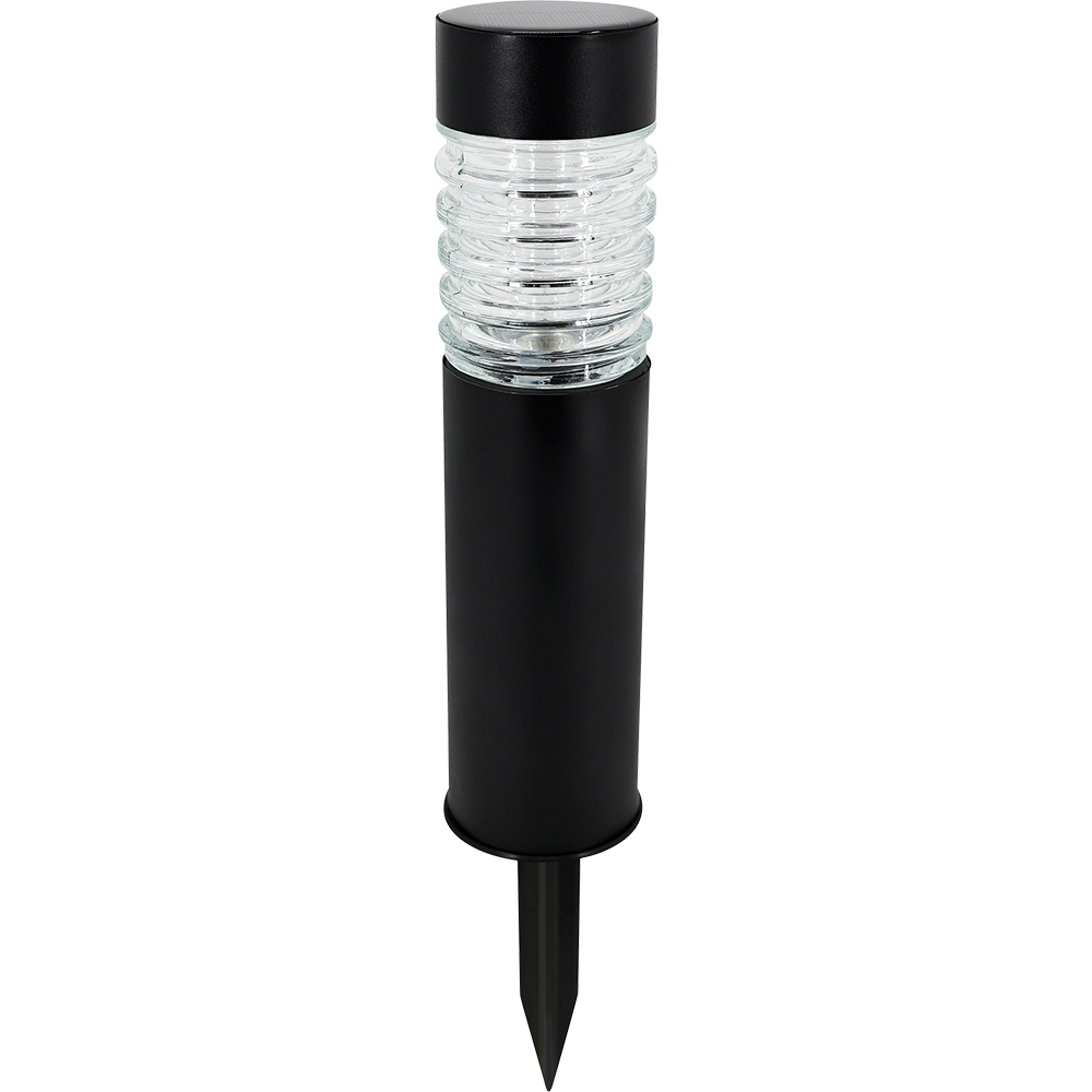 Lampa solara, 0.06W, LED incorporat, negru