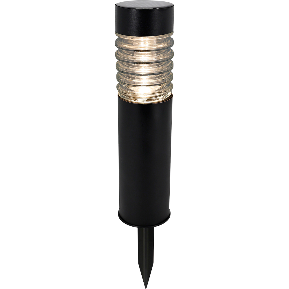 Lampa solara, 0.06W, LED incorporat, negru