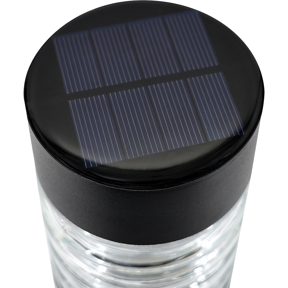 Lampa solara, 0.06W, LED incorporat, negru