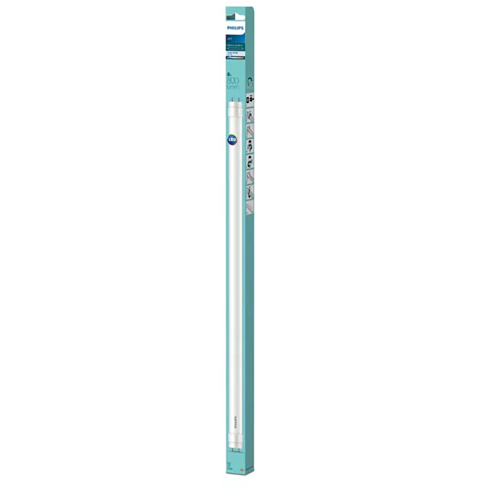 Tub LED T8 PHILIPS, G13 8W, 800lm, 4000K, alb