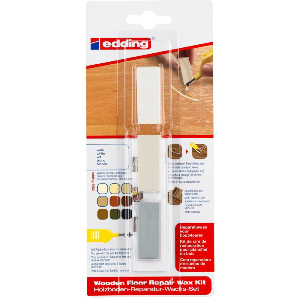Kit EDDING 8902, ceara pentru reparatii pardoseala, alb
