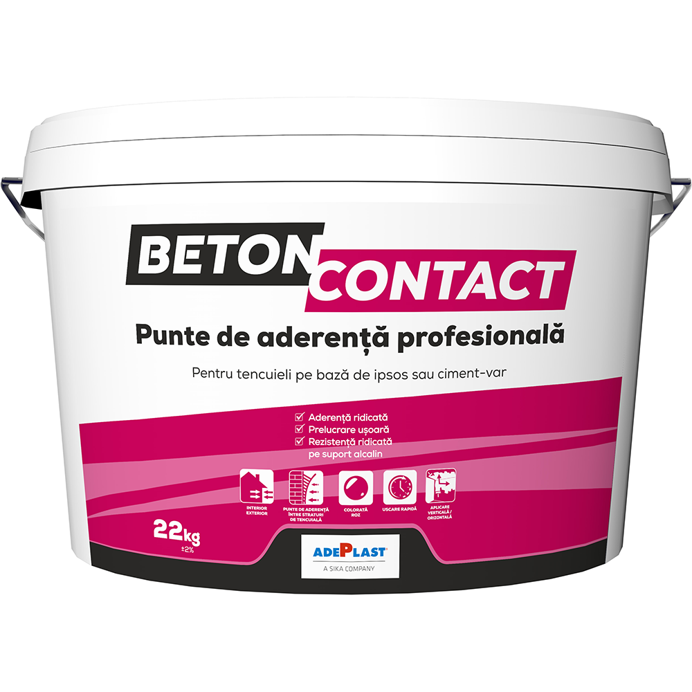 Amorsa Adeplast Betoncontact pentru tencuiala de interior si exterior, 22 Kg