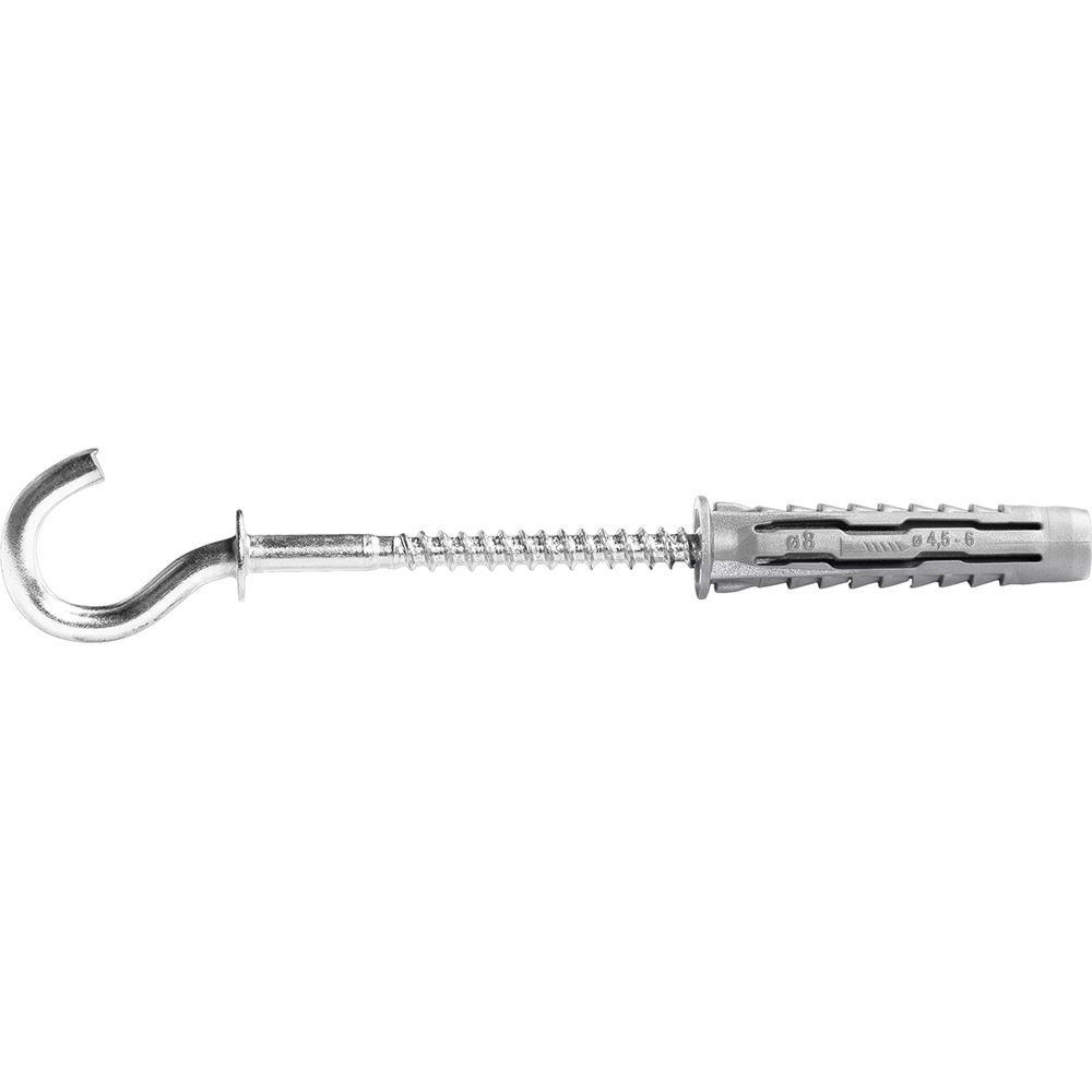 Diblu universal cu carlig rotund KOELNER, 8 x 40 mm, 4 buc