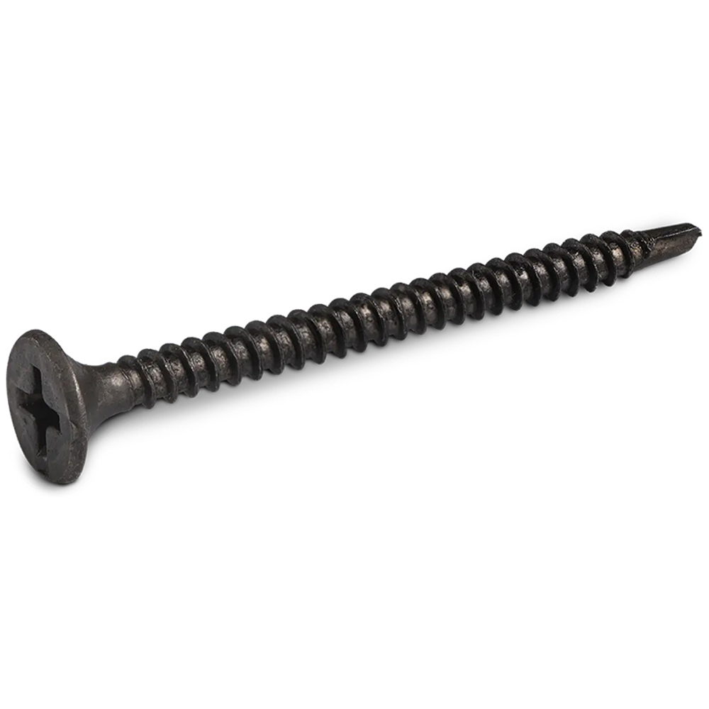 Surub autoforant pentru suporturi metalice KOELNER, 3.5 x 25 mm, 200 buc, negru